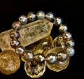 I Feel So Free Bracelet - Mystic Agate 12mm Faceted Beads