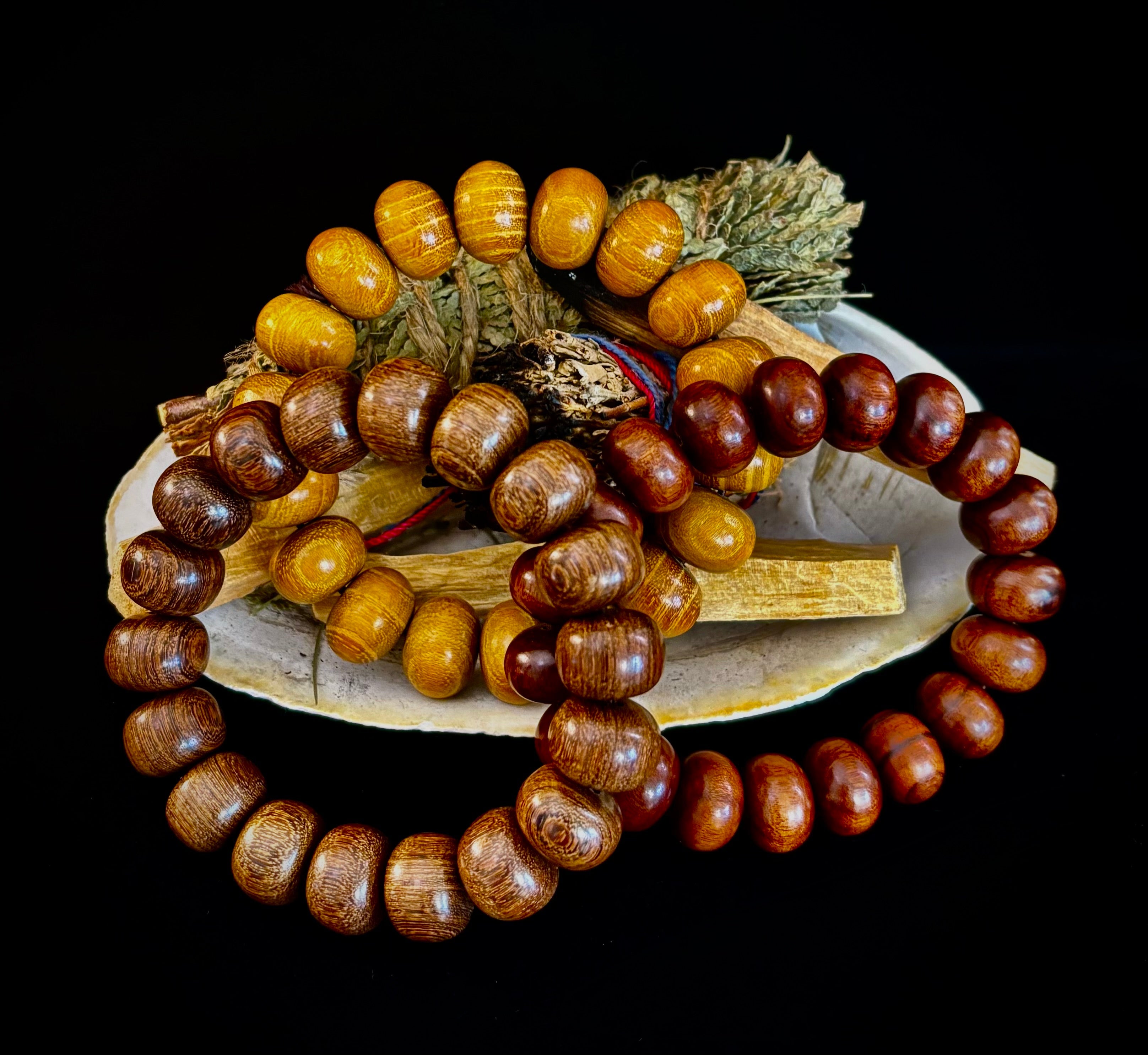 The Sacred Wood Statement Bracelet