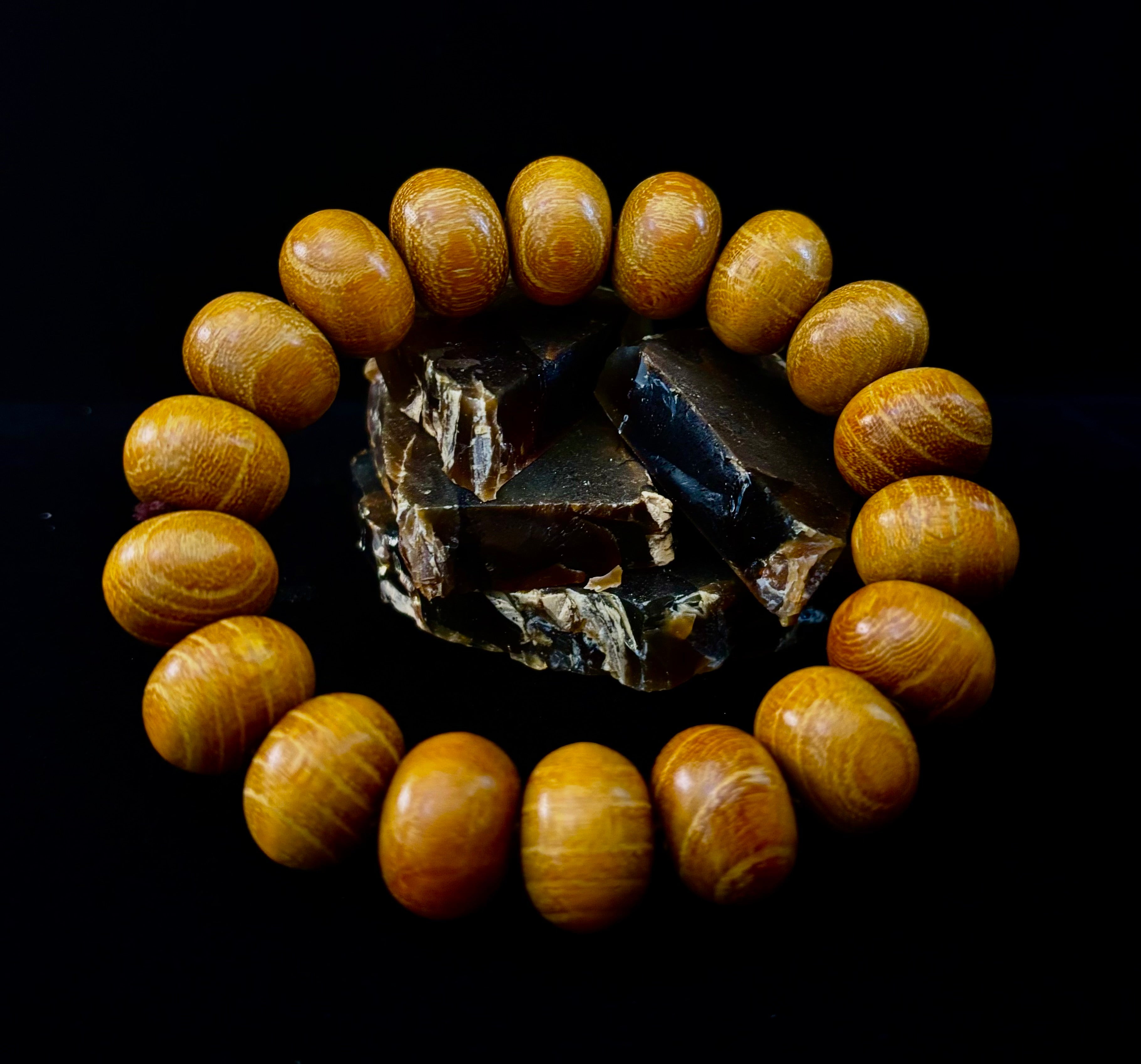 The Sacred Wood Statement Bracelet