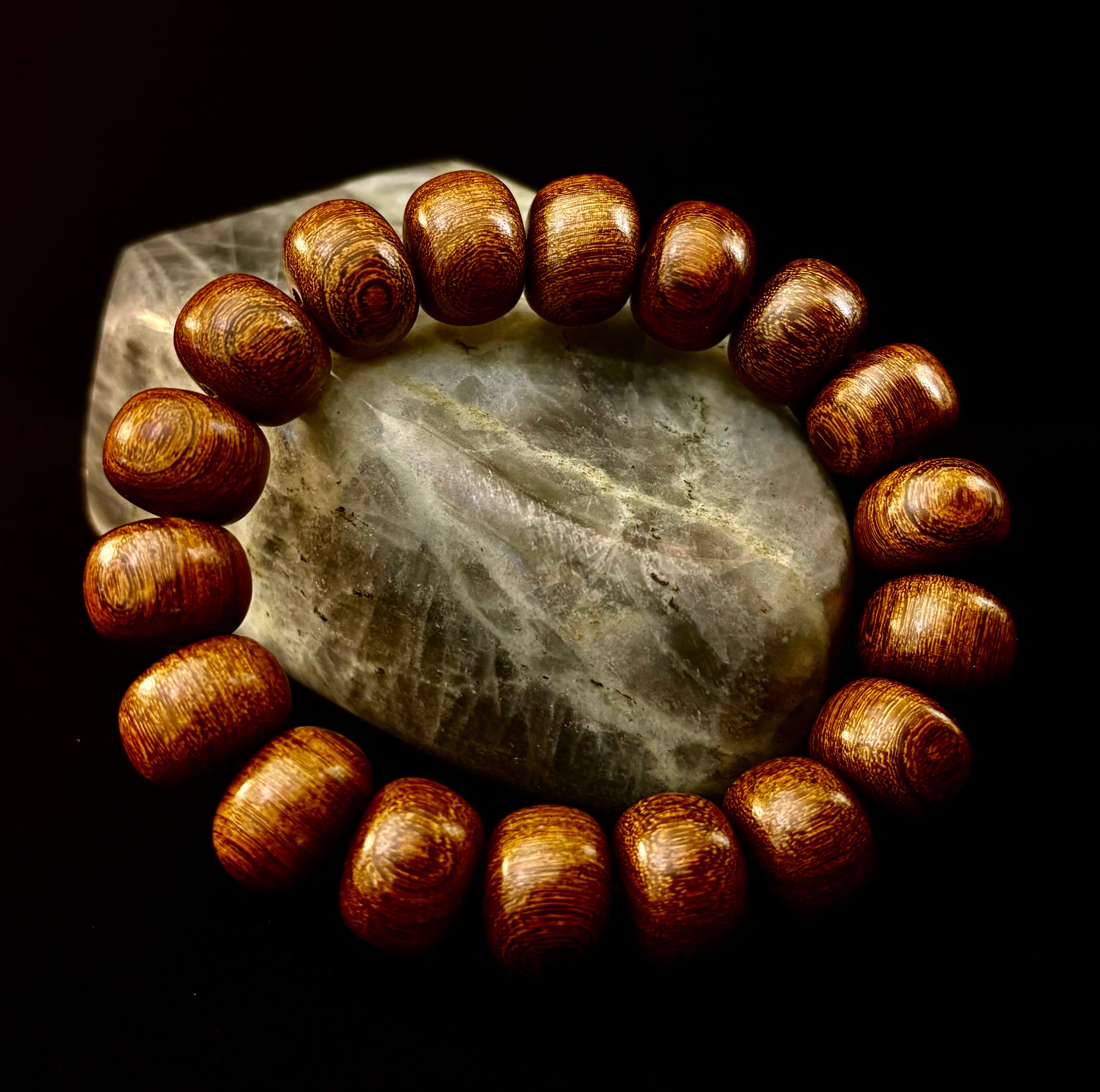 The Sacred Wood Statement Bracelet