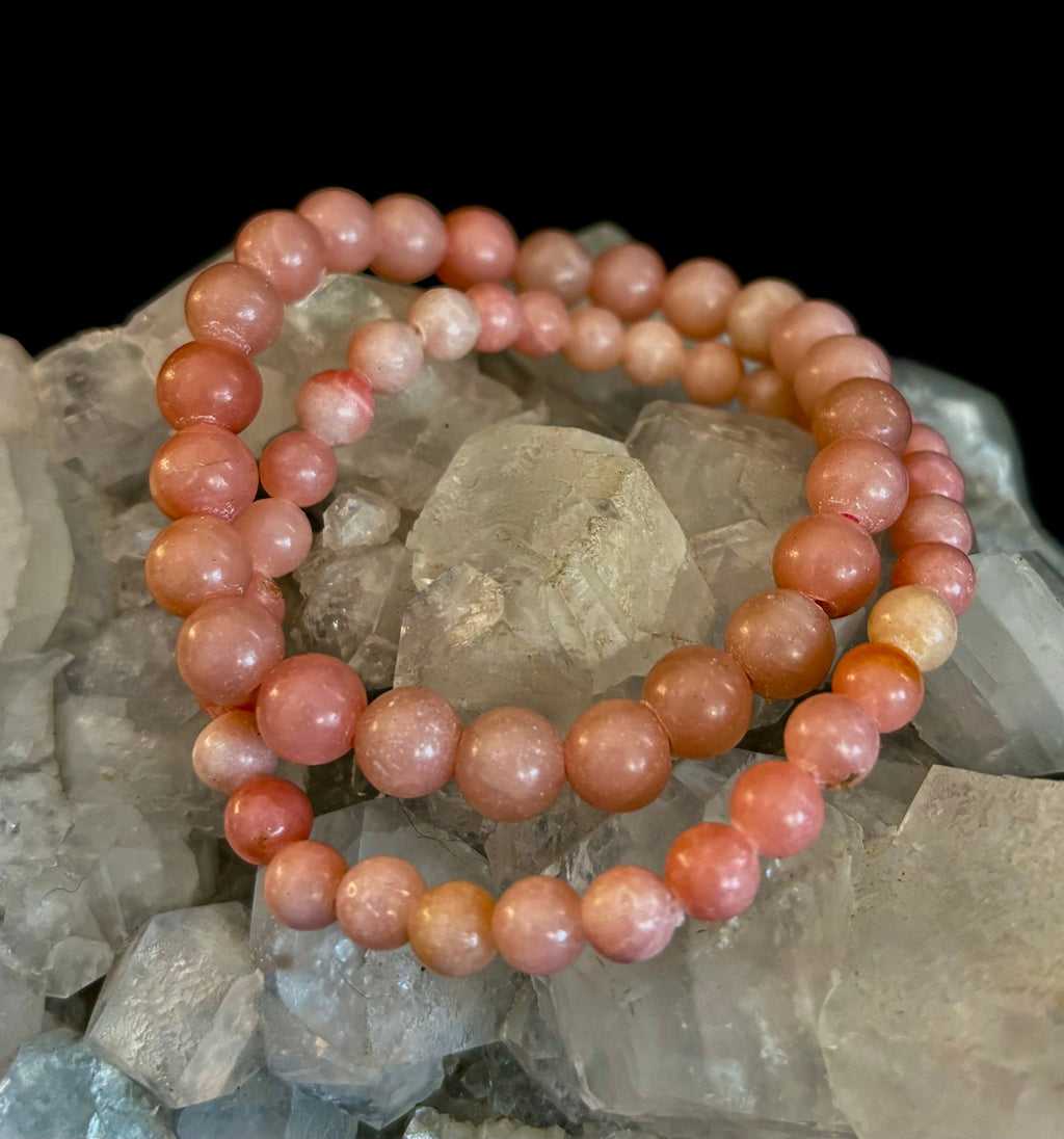 🌸 Be Gentle With Yourself - Natural Pink Opal Bracelet | Available in 6mm & 8mm