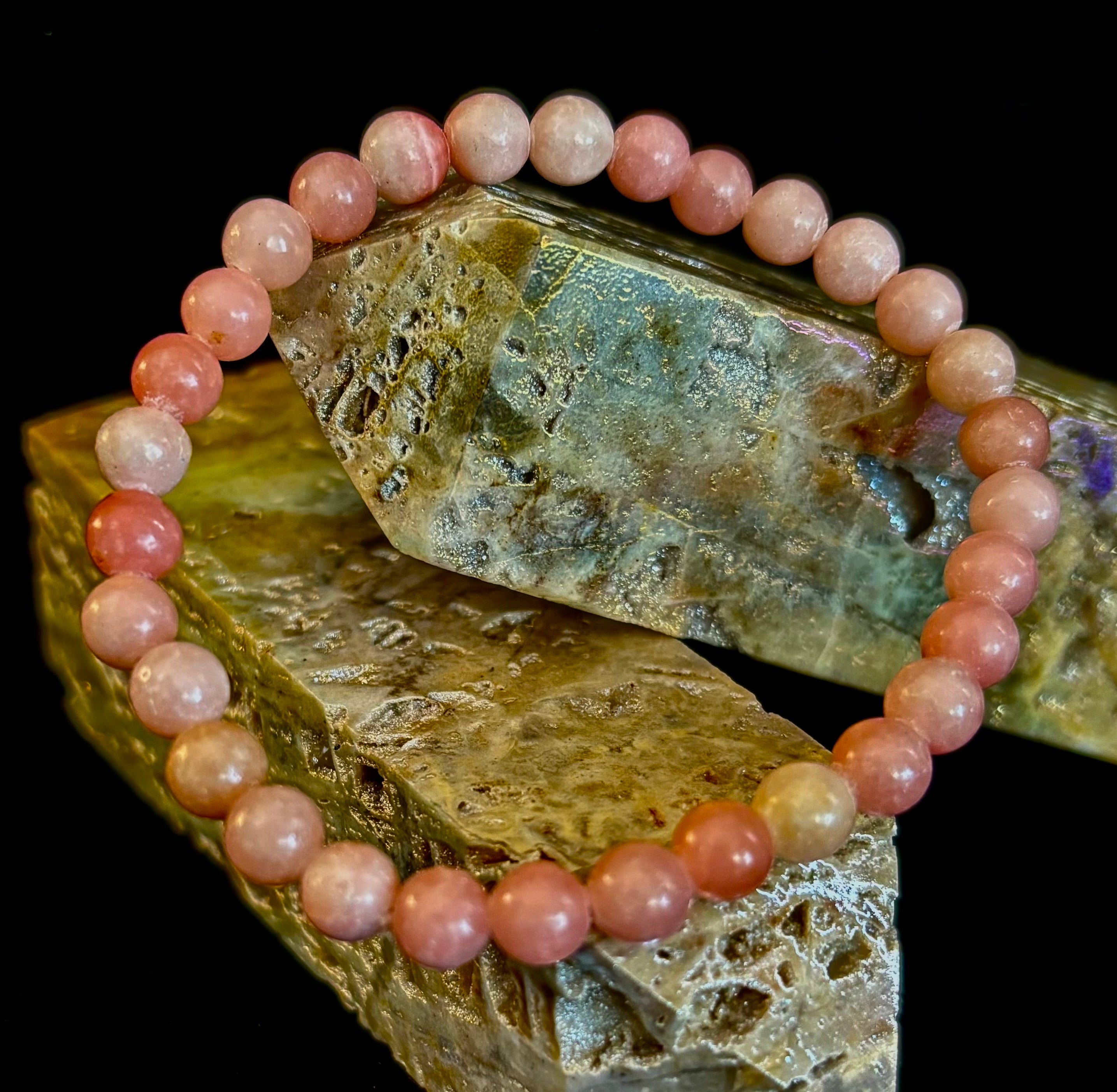 🌸 Be Gentle With Yourself - Natural Pink Opal Bracelet | Available in 6mm & 8mm