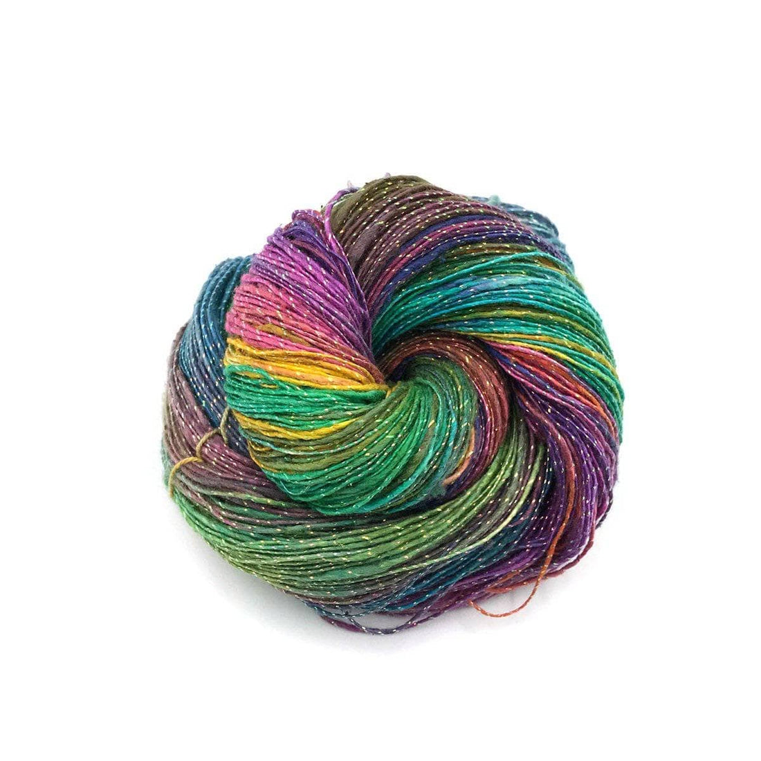 Sparkly Lace Weight Silk Shawl Crochet Kit