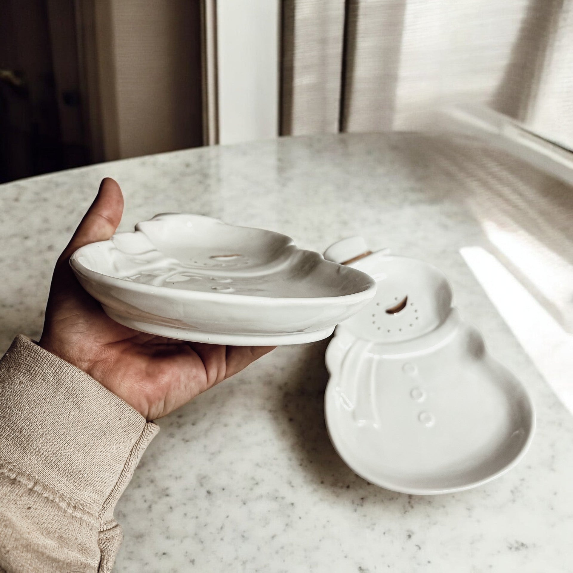 Snowman Dish