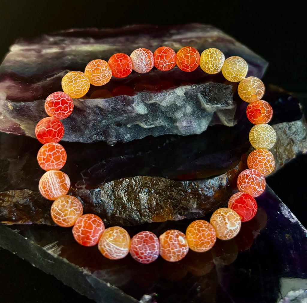 Frosted Earth Agate Bracelet (4 Wicked Fabulous Colors!)