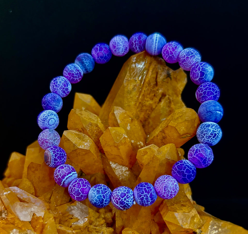 Frosted Earth Agate Bracelet (4 Wicked Fabulous Colors!)