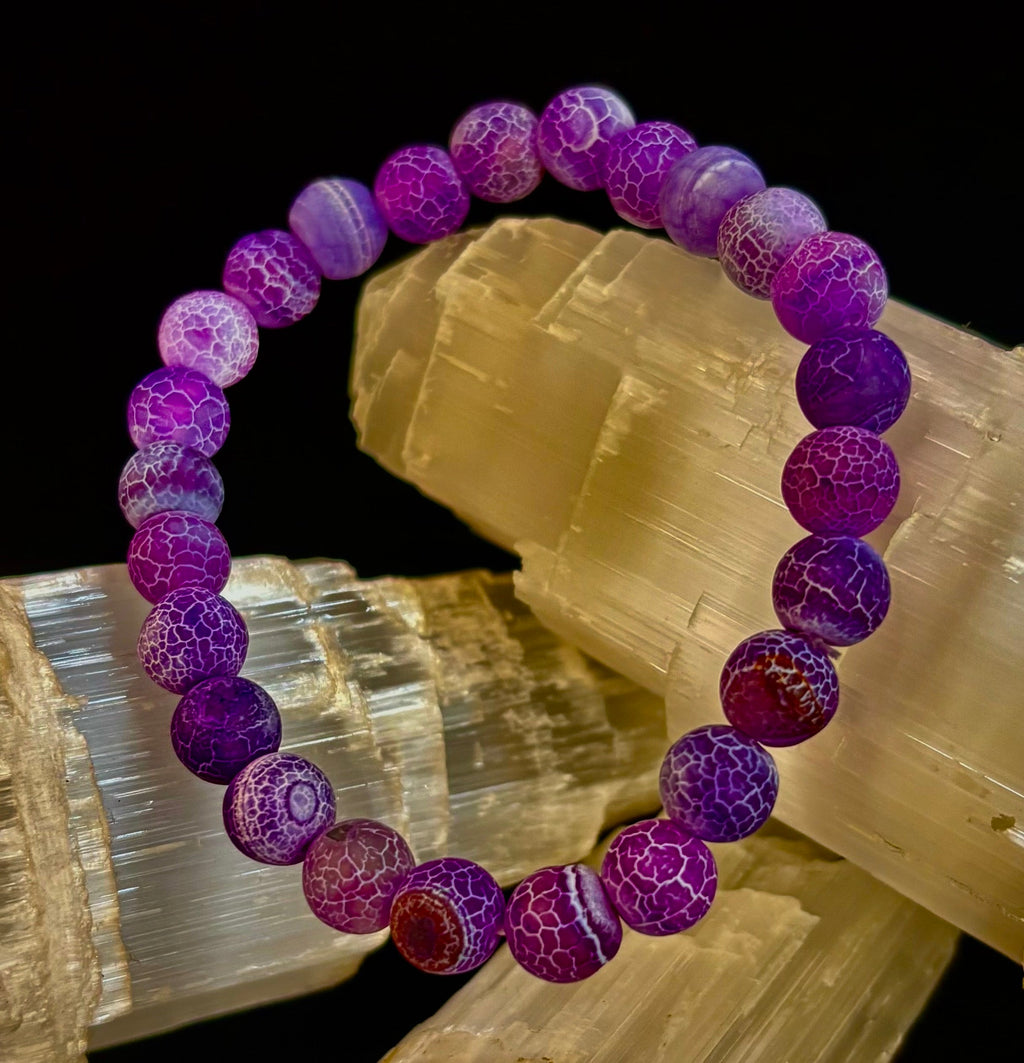 Frosted Earth Agate Bracelet (4 Wicked Fabulous Colors!)