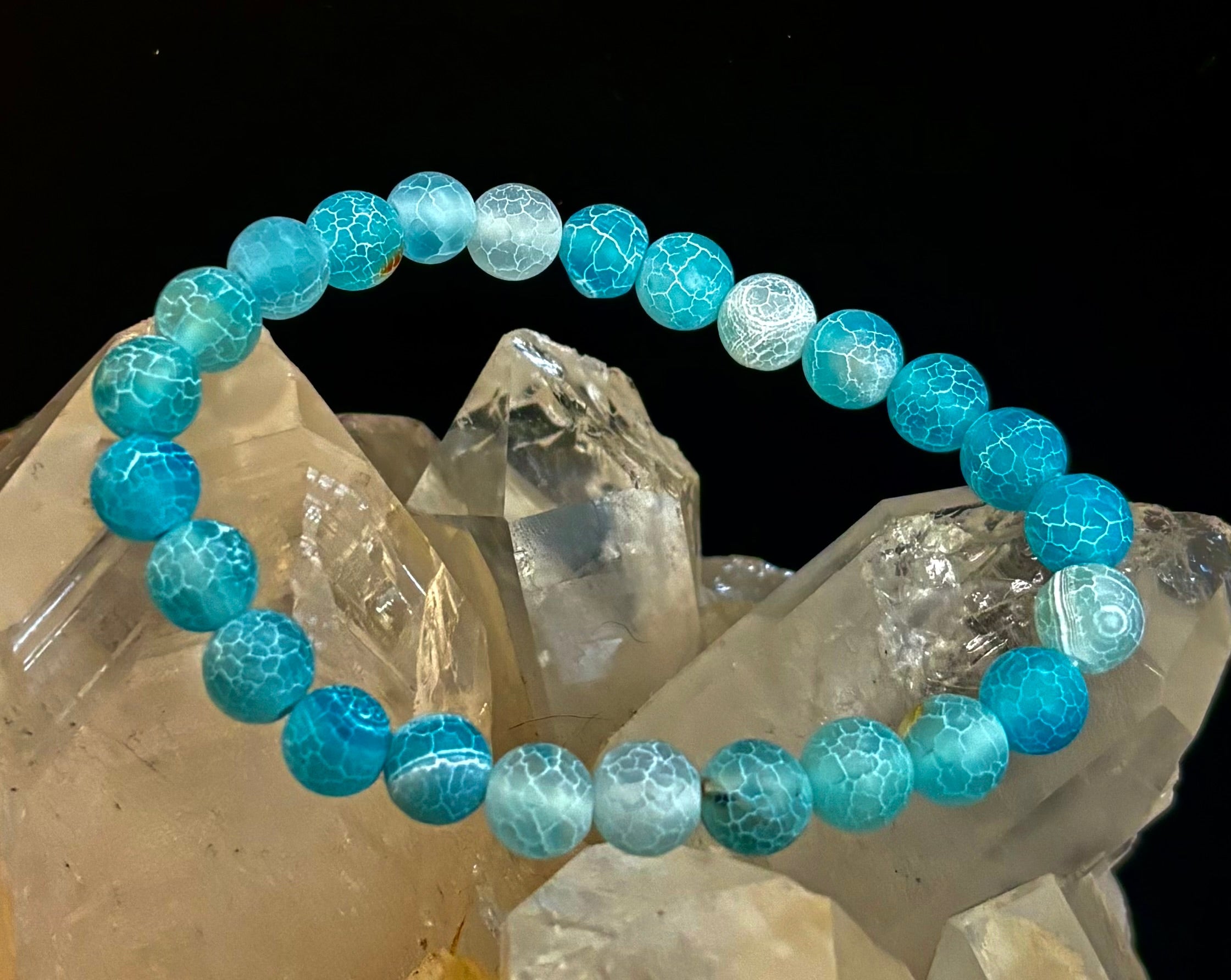 Frosted Earth Agate Bracelet (4 Wicked Fabulous Colors!)