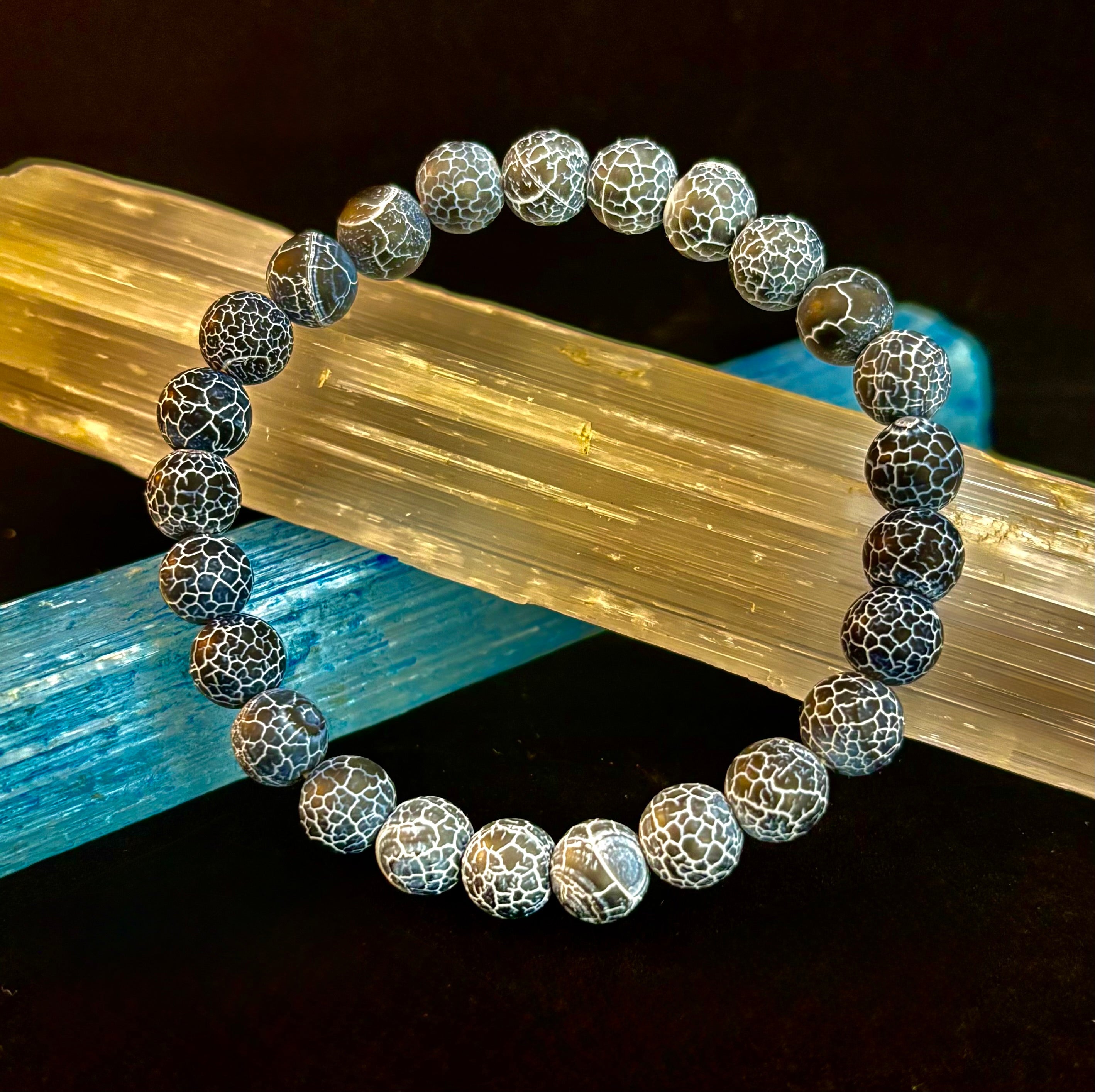 Frosted Earth Agate Bracelet (4 Wicked Fabulous Colors!)