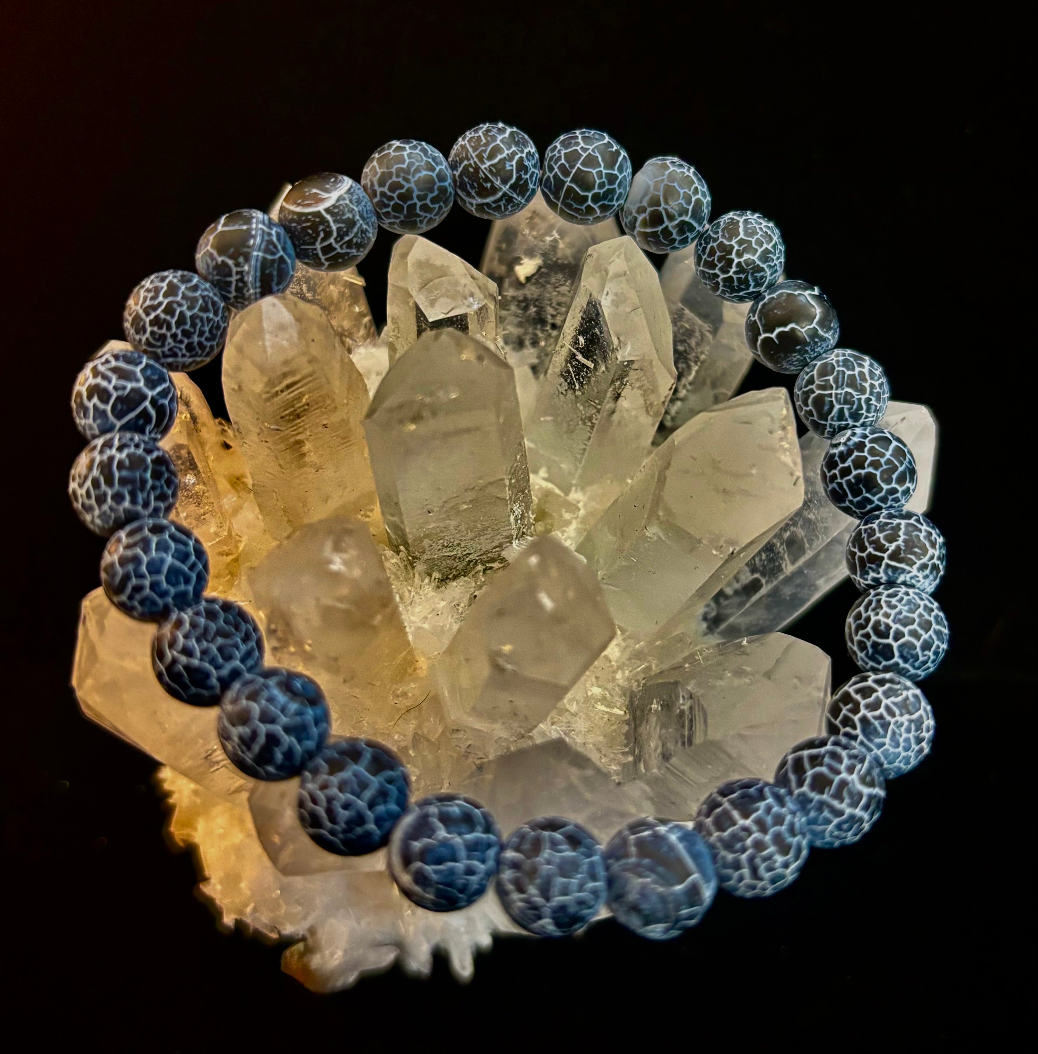 Frosted Earth Agate Bracelet (4 Wicked Fabulous Colors!)