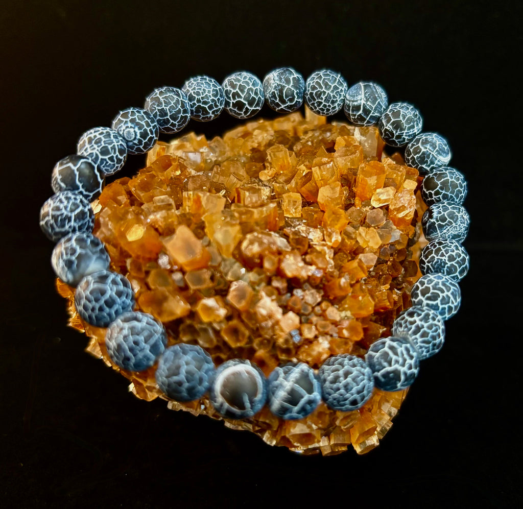 Frosted Earth Agate Bracelet (4 Wicked Fabulous Colors!)