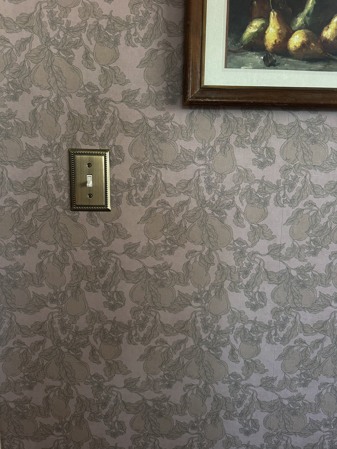 Copeland Cottagecore Wallpaper in Taupe and Brown