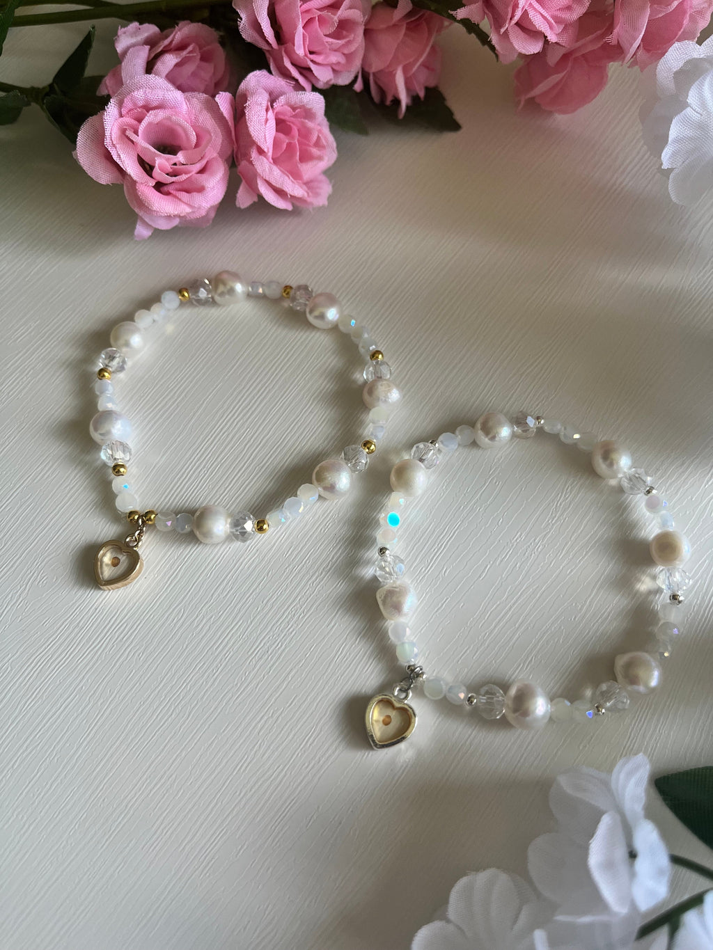 Mustard Seed Freshwater Pearl Bead Bracelet Christian Jewelry