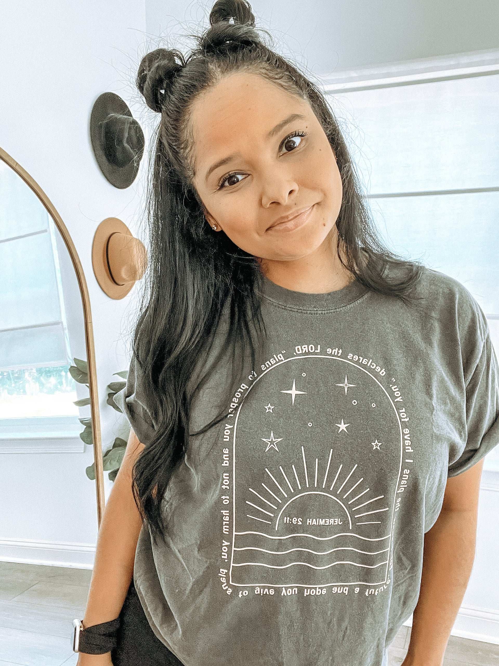 For I Know the Plans Scripture Graphic Tee - Women's Casual