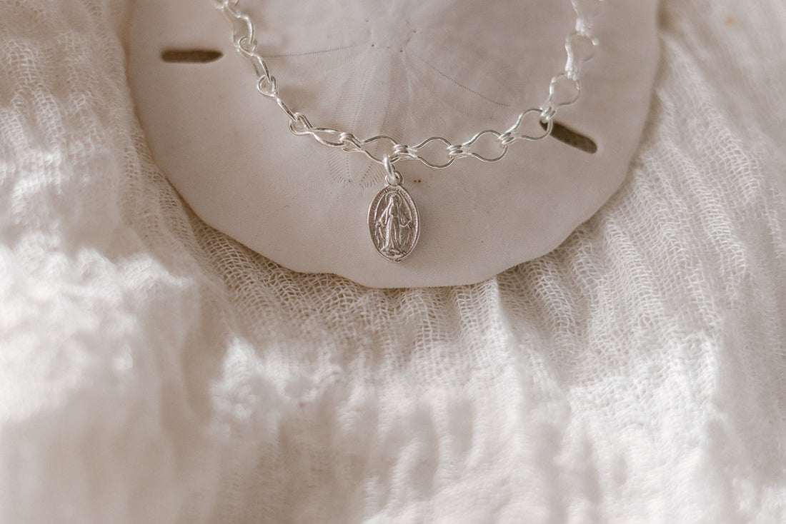 Marian Consecration Bracelet in Sterling Silver