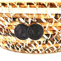 Handcrafted Rwenzori Spiral Earrings in Natural Fiber