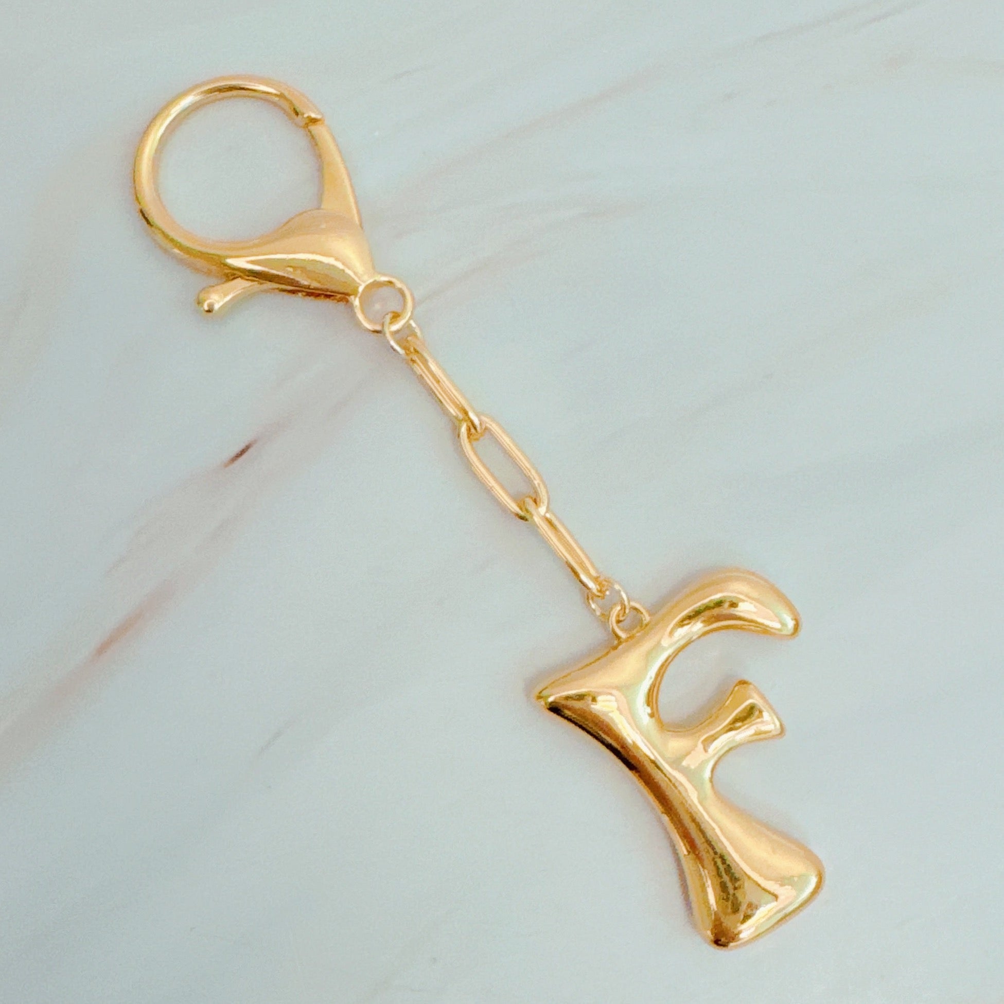Whimsy Balloon Letter Initial Bag Charm