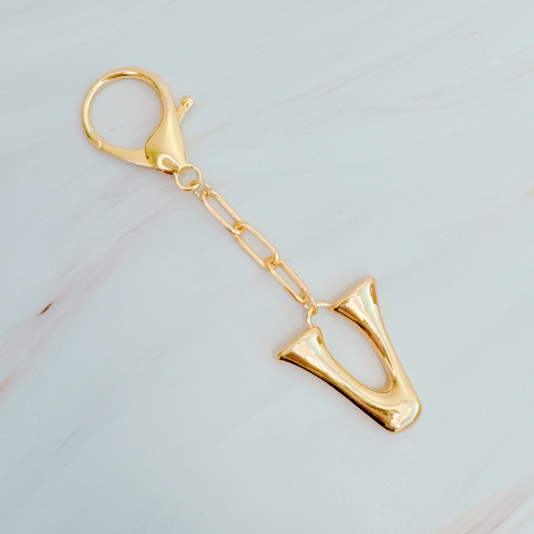 Whimsy Balloon Letter Initial Bag Charm