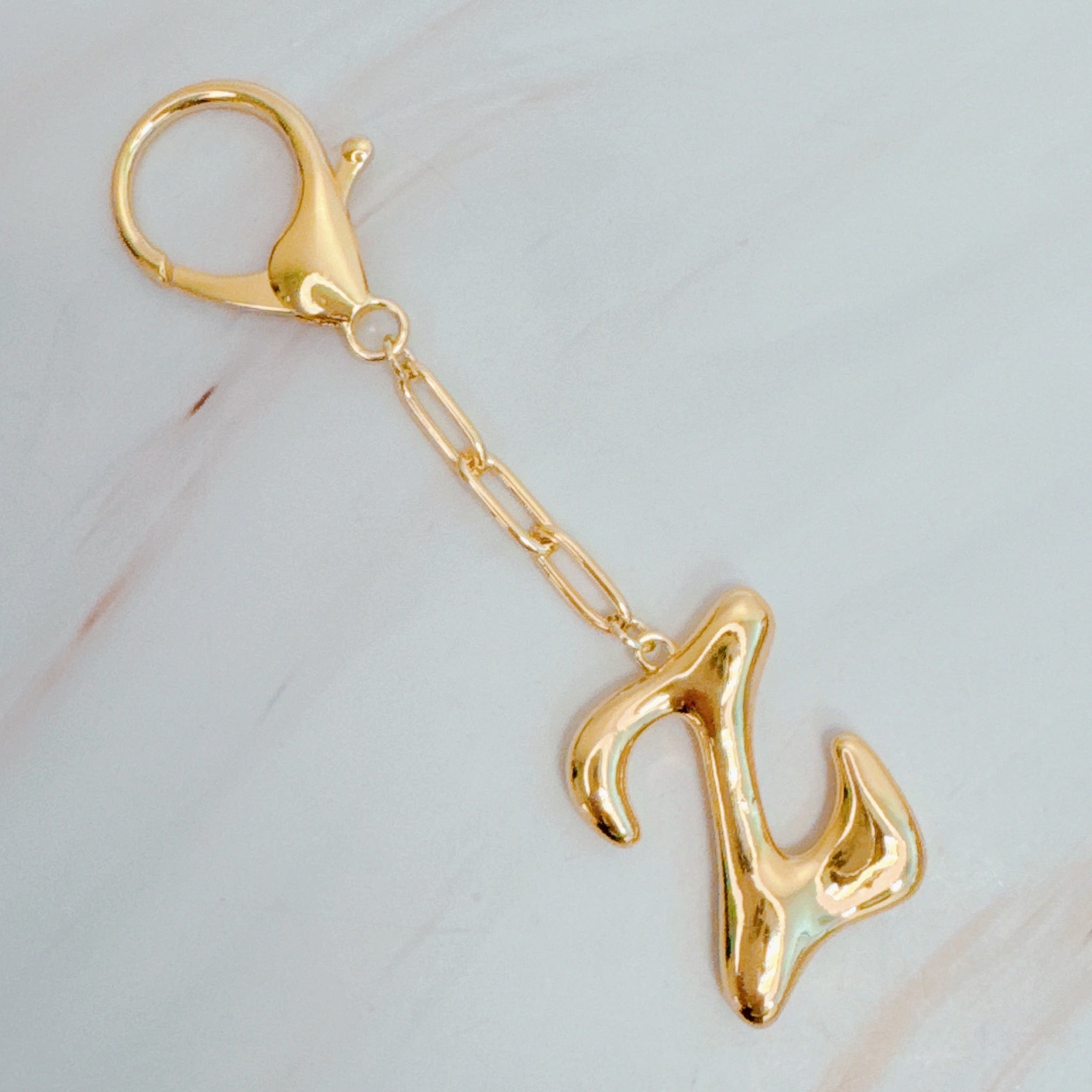 Whimsy Balloon Letter Initial Bag Charm
