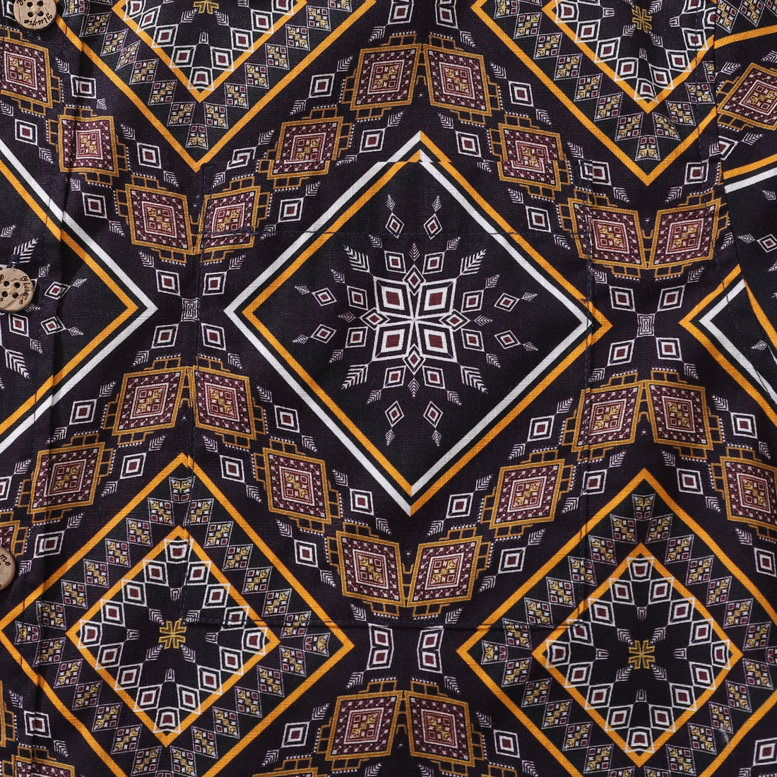 Men's Hawaiian Shirt Geometric Pattern Short Sleeve Aloha Shirt