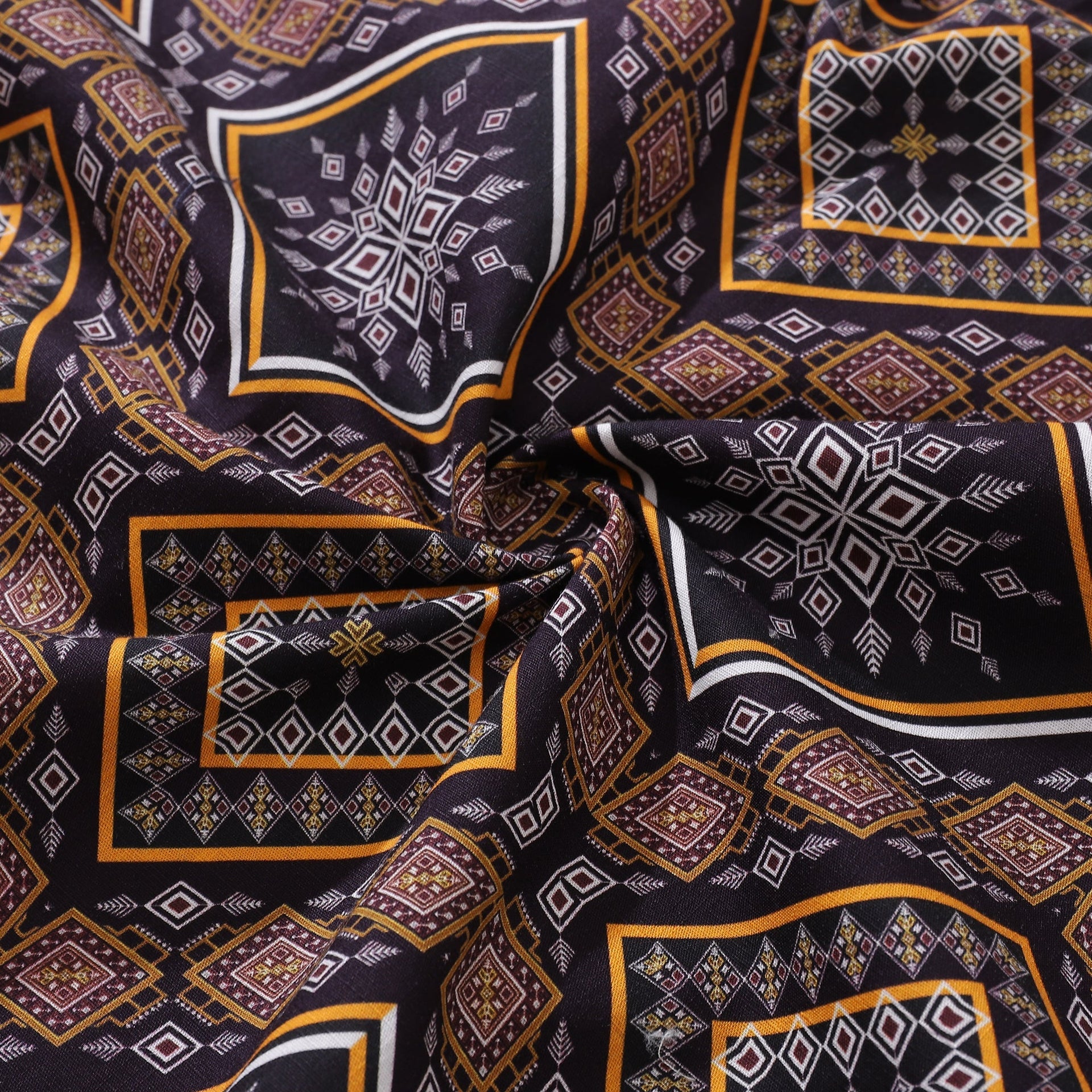 Men's Hawaiian Shirt Geometric Pattern Short Sleeve Aloha Shirt