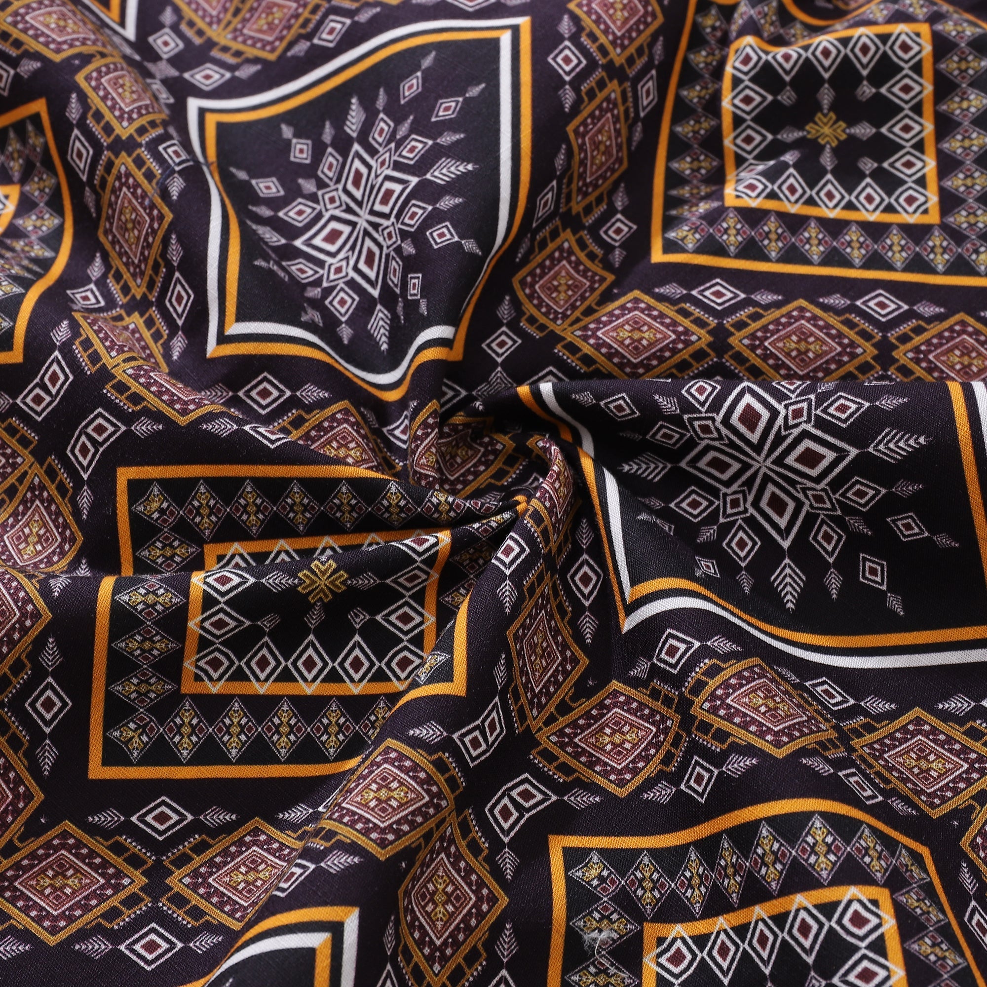Men's Hawaiian Shirt Geometric Pattern Short Sleeve Aloha Shirt