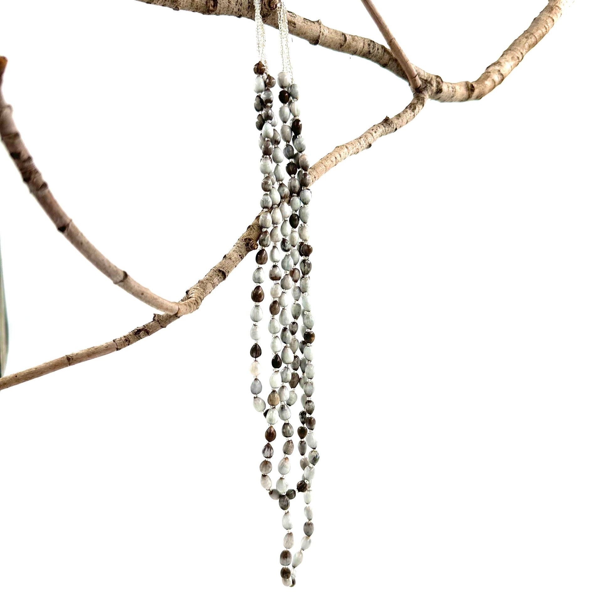 3-Tier Job's Tears Seed Necklace - Bohemian Fair Trade Jewelry