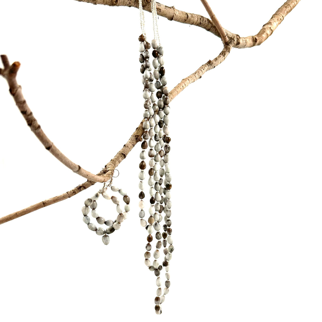 3-Tier Job's Tears Seed Necklace - Bohemian Fair Trade Jewelry