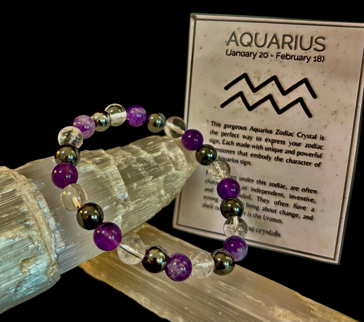 The Celestial Signatures Collection | Custom Gemstone Zodiac Bracelets
