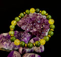 The Prosperity & Growth Touchstone | Green Jade & Citrine Intention Bracelet