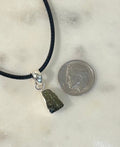 Raw Moldavite Pendant Necklace - Cosmic Transformation (Choose Your Exact Piece)
