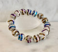 Main Character Energy – Faceted Metallic Electroplated Agate Bracelet (10mm)