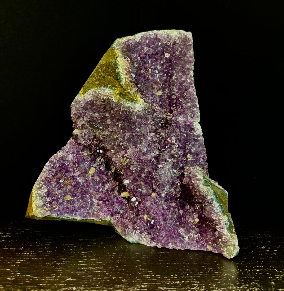 Statement Raw Amethyst Geode Cluster – Intuition, Peace & Tranquility (5 lb 1 oz)