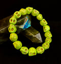 Neon Calavera Stretch Bracelet - Transformation & Living Fully