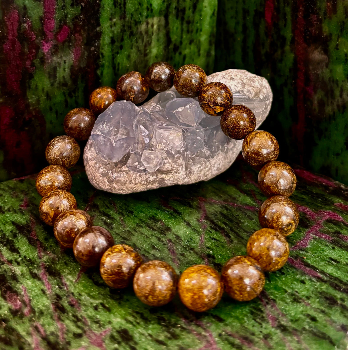 Natural Bronzite Energy & Protection Bracelet