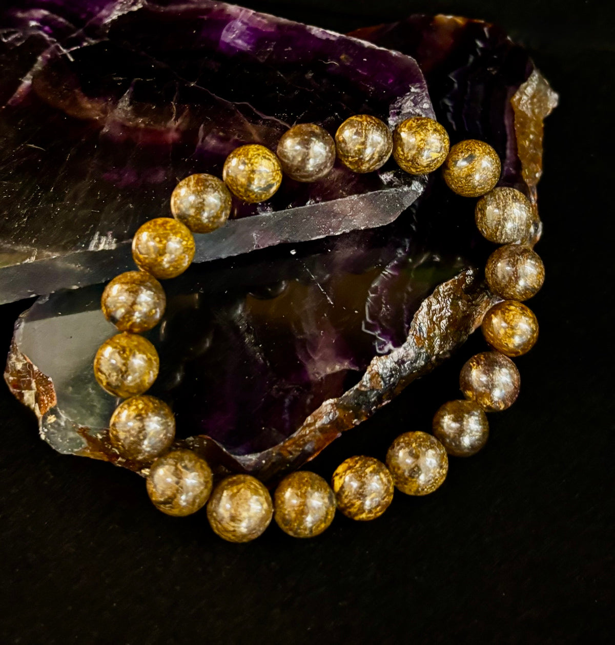Natural Bronzite Energy & Protection Bracelet