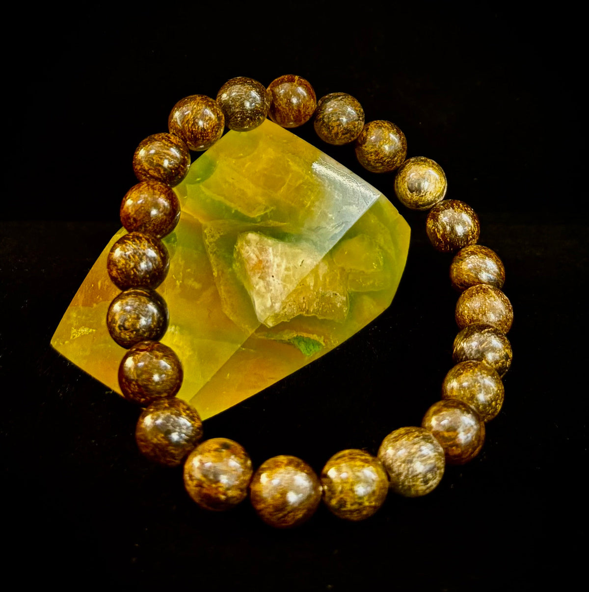 Natural Bronzite Energy & Protection Bracelet