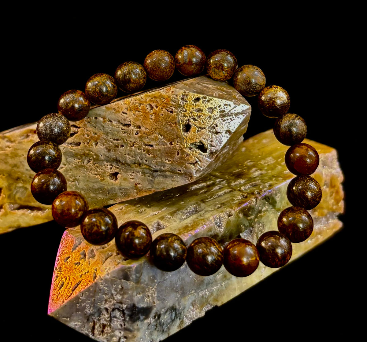 Natural Bronzite Energy & Protection Bracelet