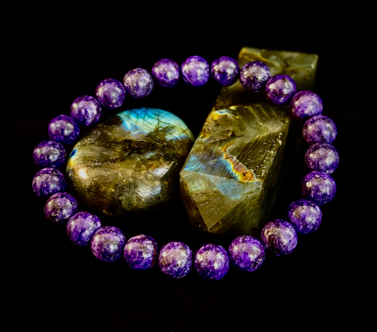 Natural Charoite Spiritual Transformation Bracelet