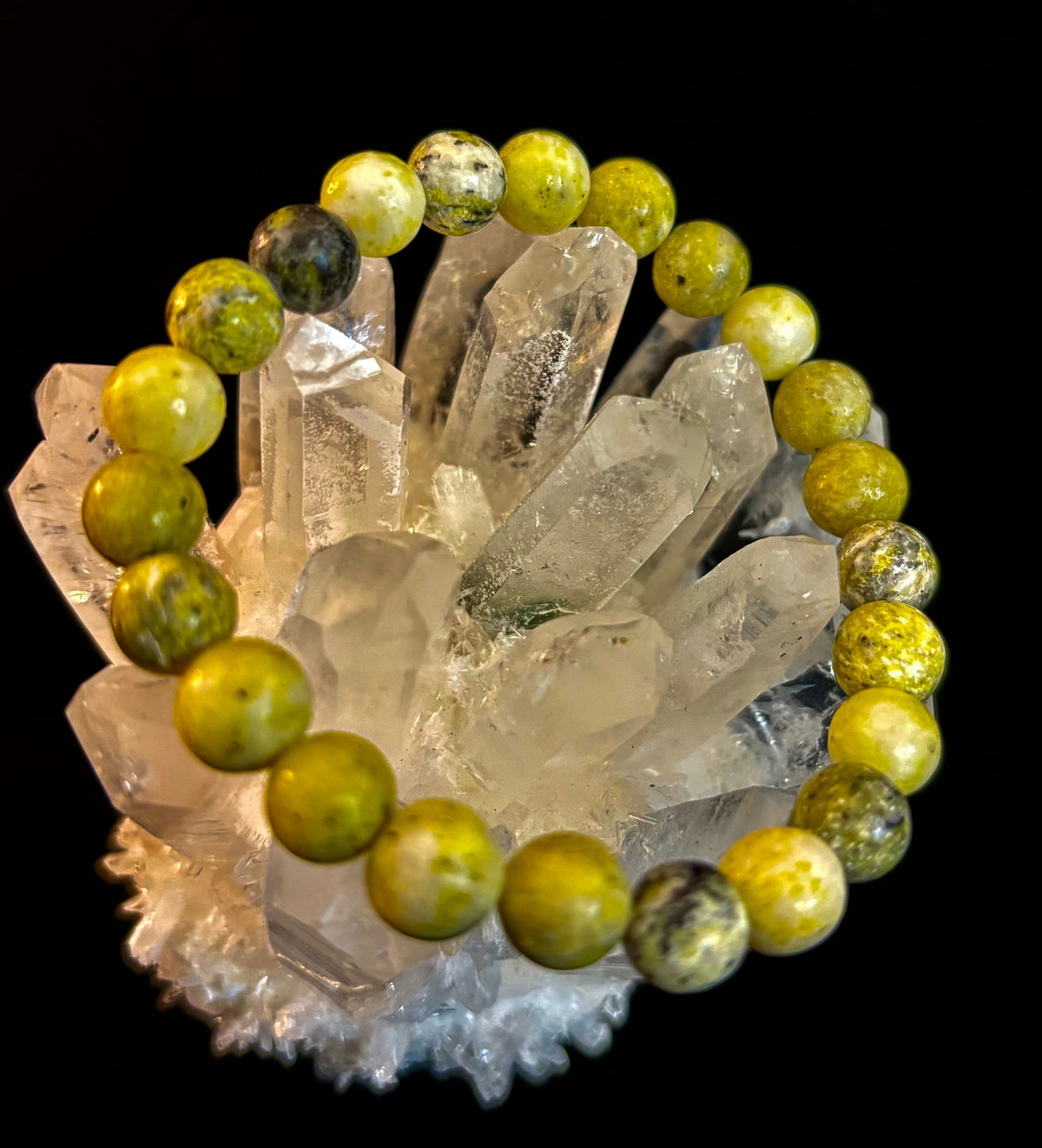 Yellow Serpentine Bracelet | The Sunshine & Renewal Gemstone