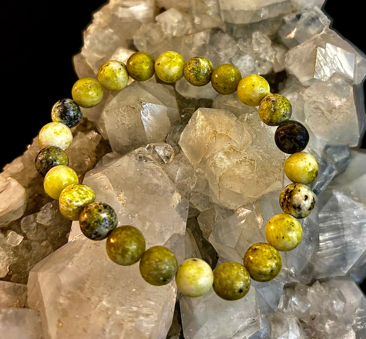 Yellow Serpentine Bracelet | The Sunshine & Renewal Gemstone