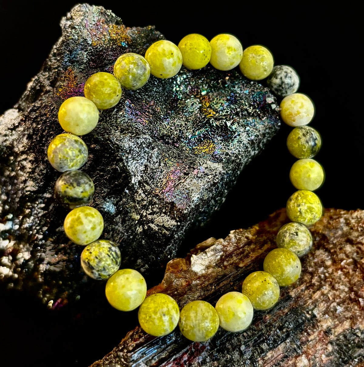 Yellow Serpentine Bracelet | The Sunshine & Renewal Gemstone