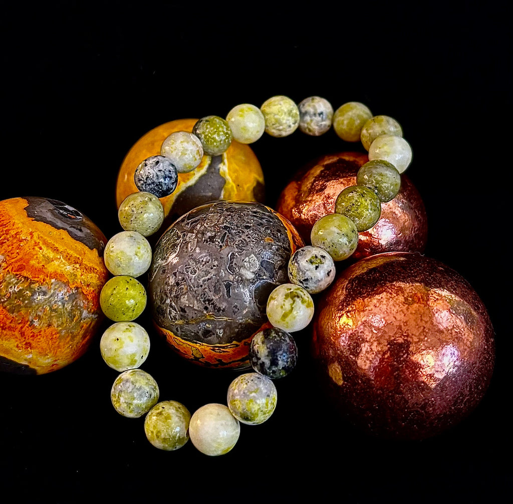 Yellow Serpentine Bracelet | The Sunshine & Renewal Gemstone
