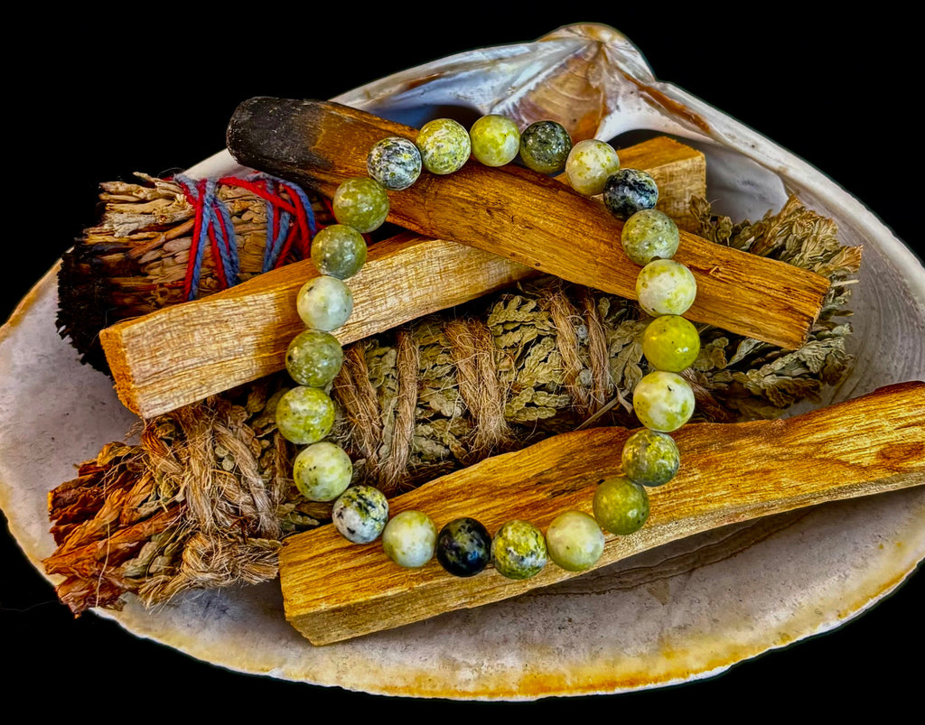 Yellow Serpentine Bracelet | The Sunshine & Renewal Gemstone