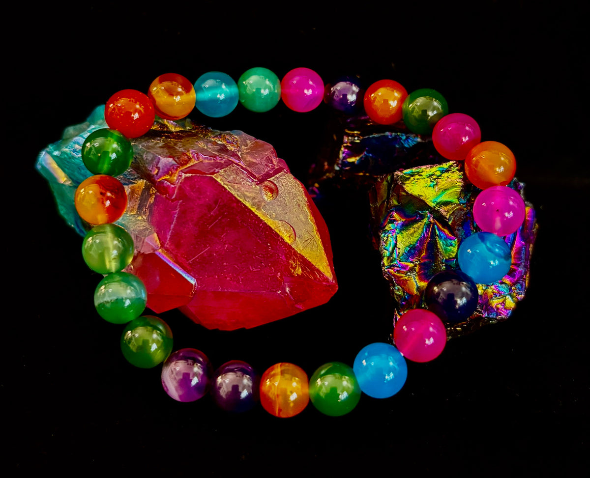 Kaleidoscope Agate Bracelet | Full-Spectrum Chakra Alignment