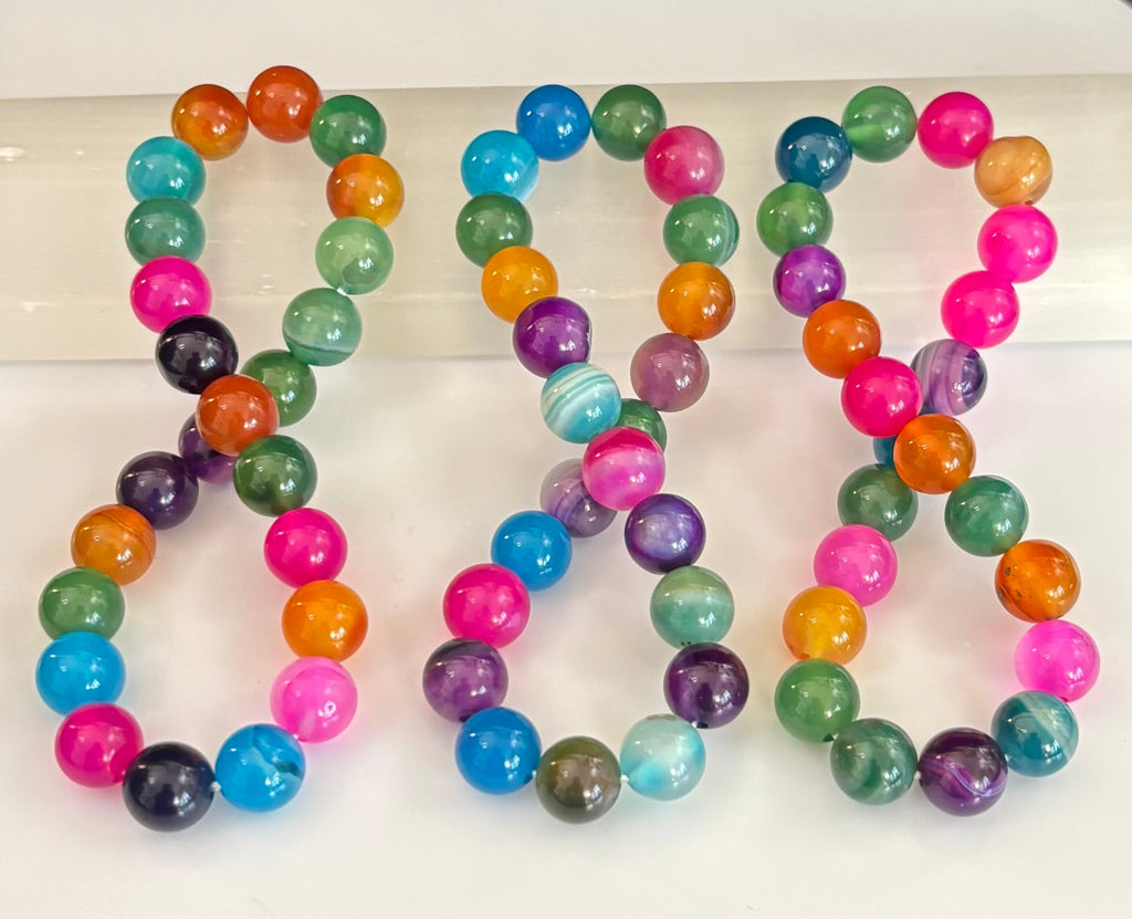 Kaleidoscope Agate Bracelet | Full-Spectrum Chakra Alignment