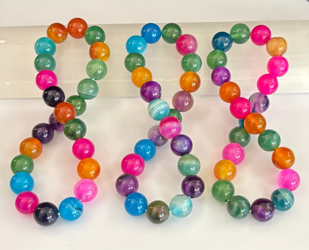 Kaleidoscope Agate Bracelet | Full-Spectrum Chakra Alignment