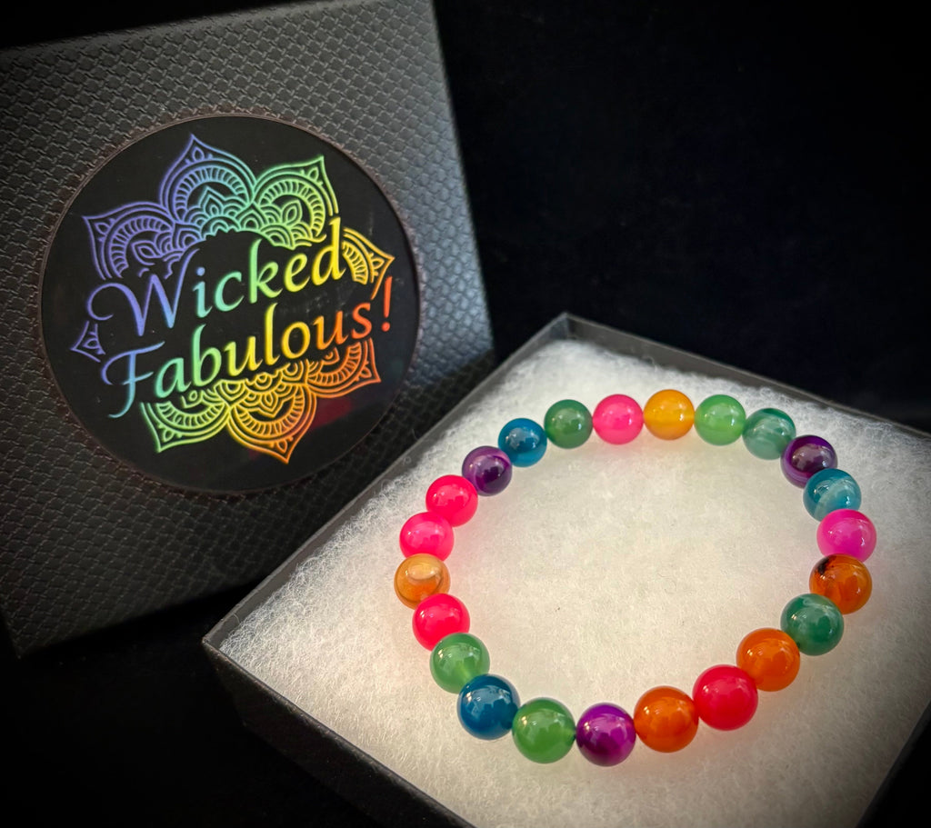 Kaleidoscope Agate Bracelet | Full-Spectrum Chakra Alignment