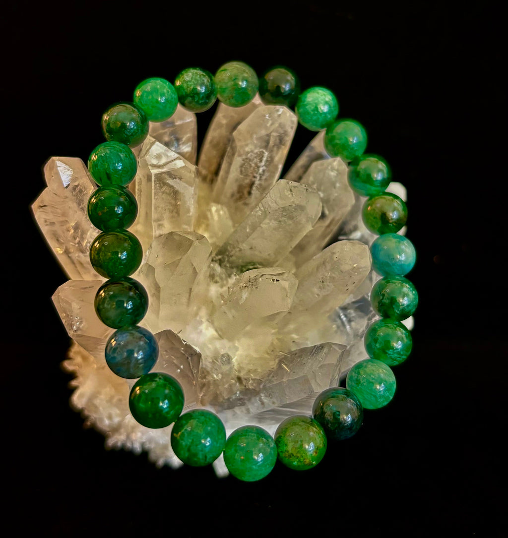 Green Lepidolite Bracelet | The Stone of Tranquility & Transformation