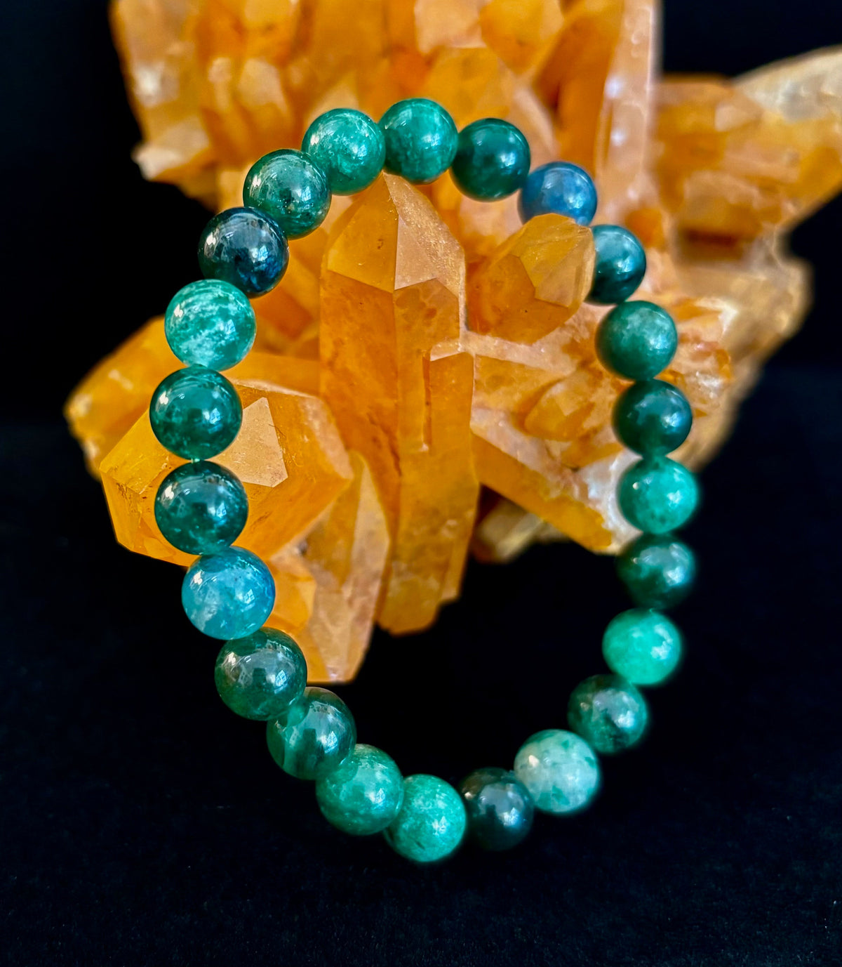 Green Lepidolite Bracelet | The Stone of Tranquility & Transformation